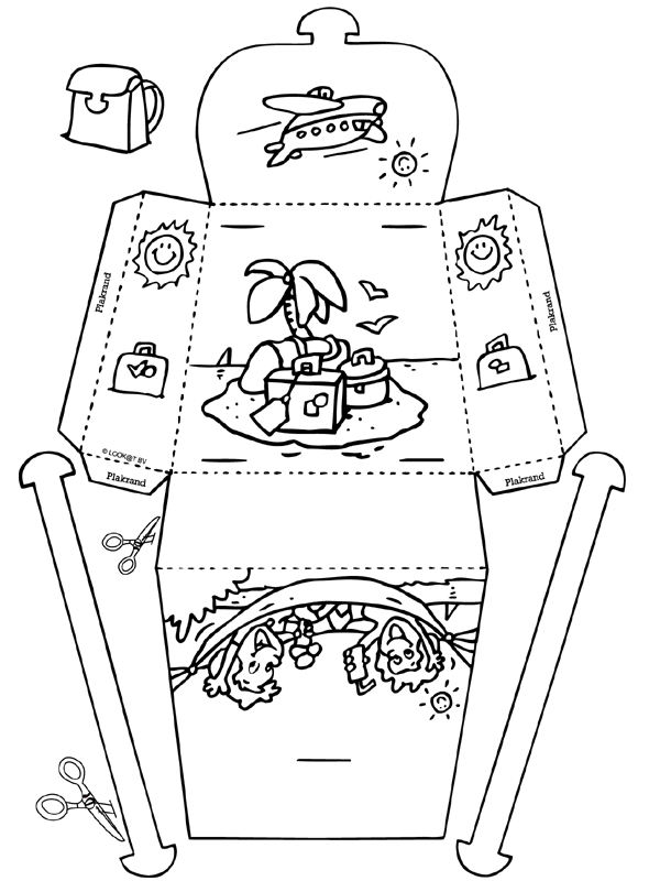 Kolorowanka - Przygoda na Wyspie Skarbów | Pobierz i Maluj kolorowanka do druku